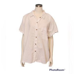 👠 H&M Button Down Top, Size XL